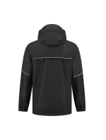 Rogelli bunda do dažďa ESSENTIAL čierna 2XL
