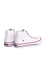 Męskie Klasyczne Wysokie Trampki BIG STAR DD174251 Białe