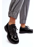 Dámska kožená športová obuv M01/2 Zazoo black Dámska kožená športová obuv M01/2 Zazoo black