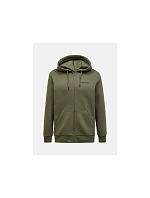 Mikina PEAK PERFORMANCE Original Small Logo Zip Hood Men, zelená Mikina PEAK PERFORMANCE Original Small Logo Zip Hood Men, zelená