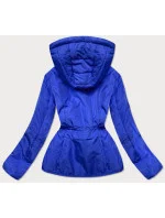 Svetlo modrá prešívaná dámska bunda na prechodné obdobie (M168) Svetlo modrá prešívaná dámska bunda na prechodné obdobie (M168)