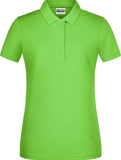 Daiber 8009 Dámske polo tričko z bio bavlny 02.8009 limetkovozelené