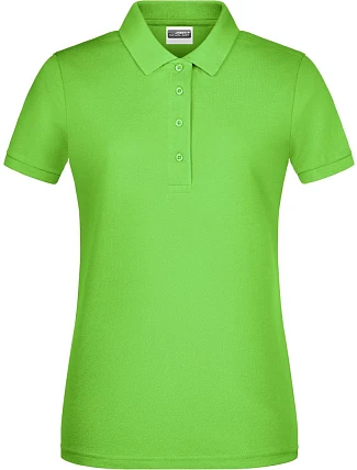 Daiber 8009 Dámske polo tričko z bio bavlny 02.8009 limetkovozelené