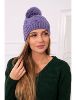 Stefania fleecová čiapka K278 fialová