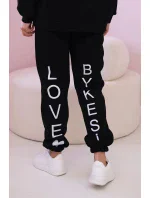 Bavlnená súprava s čiernou potlačou Bavlnená súprava s čiernou potlačou