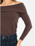 Blúzka RV BZ A1194.25 tmavohnedá