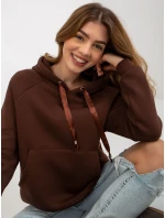 Mikina TW BL 1003.95P tmavo hnedá