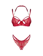 Dámsky zvodný set Matildea red - Obsessive