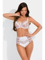 NOHAVIČKY S VYSOKÝM PÁSOM DEZIRO 19025 WHITE