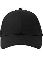 Atlantis Headwear Hit-S 6-panelová čiapka s výložkou 33.0270 čierna Atlantis Headwear Hit-S 6-panelová čiapka s výložkou 33.0270 čierna