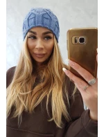 Sonia K201 džínsová fleecová čiapka