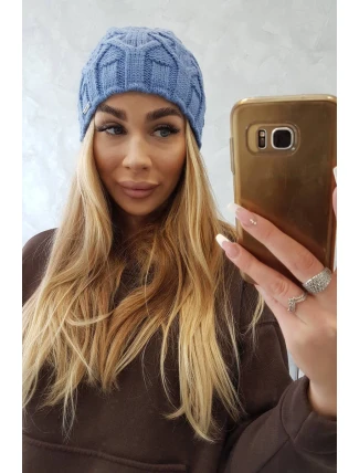 Sonia K201 džínsová fleecová čiapka