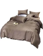 Súprava posteľnej bielizne z mikrovlákna s výšivkou Cotton World FHL-2600 220x200 Súprava posteľnej bielizne z mikrovlákna s výšivkou Cotton World FHL-2600 220x200