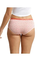 Dámske bavlnené nohavičky 3 ks DIM LES POCKETS COTTON BOXER 3x - DIM - off white