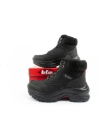 Lee Cooper dámske športové topánky zimné trekkingové zateplené čierne dámske šnurovacie topánky