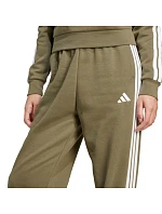 Dámske nohavice Adidas Essentials 3-Stripes Fleece Loose-Fit W JX7698