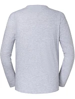 Fruit of the Loom Iconic 195 LSL Pánske tričko z hrubej bavlny s dlhými rukávmi 16.1360 heather grey Fruit of the Loom Iconic 195 LSL Pánske tričko z hrubej bavlny s dlhými rukávmi 16.1360 heather grey