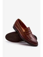 Pánske kožené mokasíny Zazoo 1570/1 Brown