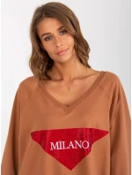 Mikina VI BL 3113.73P svetlo hnedá