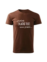 Personalizované pánske tričko - ... pretože [doplňte prázdne miesto] nie je osol...