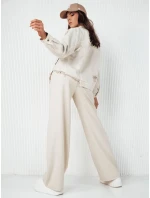 Dámska nadrozmerná džínsová bunda MOLI light beige FashionStreet TY4133 Dámska nadrozmerná džínsová bunda MOLI light beige FashionStreet TY4133