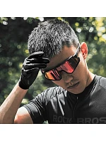 Cyklistické rukavice Rockbros jar/leto/jeseň, plné, veľkosť: XXL - čierne