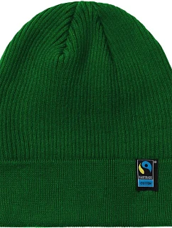 Neutral O 93056 Pletená čiapka z bio bavlny s certifikátom Fairtrade 77.9356 fľaškovozelená