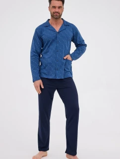 Cornette pyžamo 114/78 long/r 3XL-5XL pánske bez zipsu