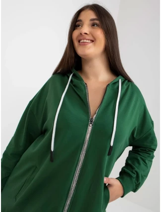 Mikina RV BL 8302.78 tmavo zelená