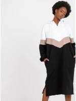 Šaty RV SK 7462.00 biela a čierna