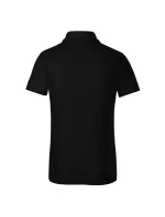 Pique Polo Voľné detské polo tričko čierne