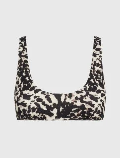 Dámska plavková podprsenka KWKW02489 0GM Leopard - Calvin Klein