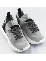 Strieborné dámske nazúvacie tenisky sneakers (LL66-3SP) Strieborné dámske nazúvacie tenisky sneakers (LL66-3SP)