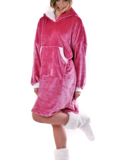 Siena Oversize mikina Old Pink