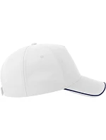 Atlantis Headwear Recy Five Piping – 5-panelová sendvičová čiapka 33.0282 biela/námornícka modrá Atlantis Headwear Recy Five Piping – 5-panelová sendvičová čiapka 33.0282 biela/námornícka modrá