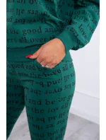 Zelená sada s potlačou