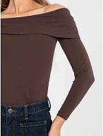 Blúzka RV BZ A1194.25 tmavohnedá