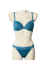 Nohavičky F3690E- petrolejová - Calvin Klein Nohavičky F3690E- petrolejová - Calvin Klein