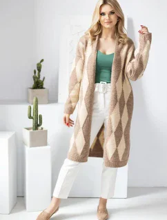 Sveter na zapínanie model 178642 PeeKaBoo