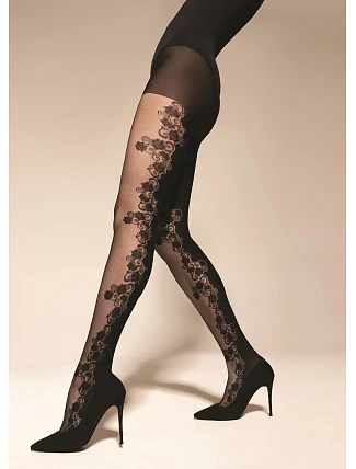 Pančucháče Gatta Trendy Floral, vzor 03, 50 den, 2–4 Pančucháče Gatta Trendy Floral, vzor 03, 50 den, 2–4