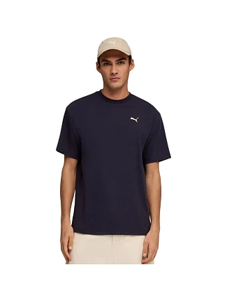 Pánske tričko Puma ESS Elevated Relaxed Tee, tmavomodré, 692018 16, pánske Pánske tričko Puma ESS Elevated Relaxed Tee, tmavomodré, 692018 16, pánske