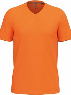 Kariban K 357 Pánske tričko s výstrihom do V 20.K357 oranžové