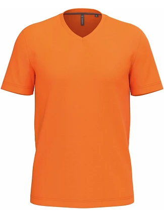 Kariban K 357 Pánske tričko s výstrihom do V 20.K357 oranžové Kariban K 357 Pánske tričko s výstrihom do V 20.K357 oranžové
