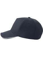 Atlantis Headwear Recy Five Piping – 5-panelová sendvičová čiapka s výšivkou 33.0282 tmavomodrá/biela Atlantis Headwear Recy Five Piping – 5-panelová sendvičová čiapka s výšivkou 33.0282 tmavomodrá/biela