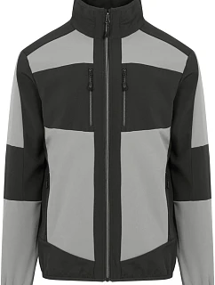 Regatta TRA 753 Dvojvrstvová softshellová bunda „E-volve“ 36.A753 mineral grey/ash