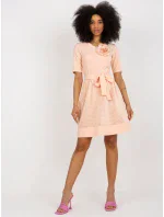 LK SK 506551 šaty.76P broskyňa