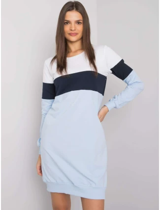 Dámske šaty RV SK 5869.04 biele a modré Dámske šaty RV SK 5869.04 biele a modré