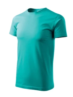 Základné tričko pánske smaragdové