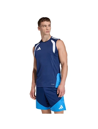 Pánske tričko adidas Tiro 26 Competition Sleeveless Jersey navy blue JY6433 pánske Pánske tričko adidas Tiro 26 Competition Sleeveless Jersey navy blue JY6433 pánske
