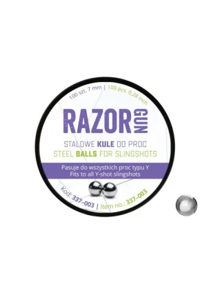 RazorGun 7 mm pelety do praku 100 ks (337-003) RazorGun 7 mm pelety do praku 100 ks (337-003)